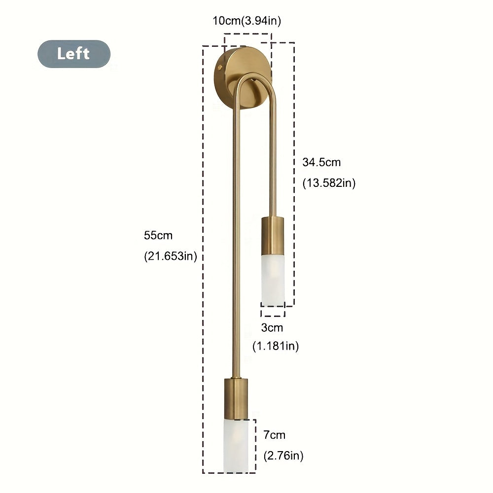 Contemporary Indoor Wall Lamp for Golden