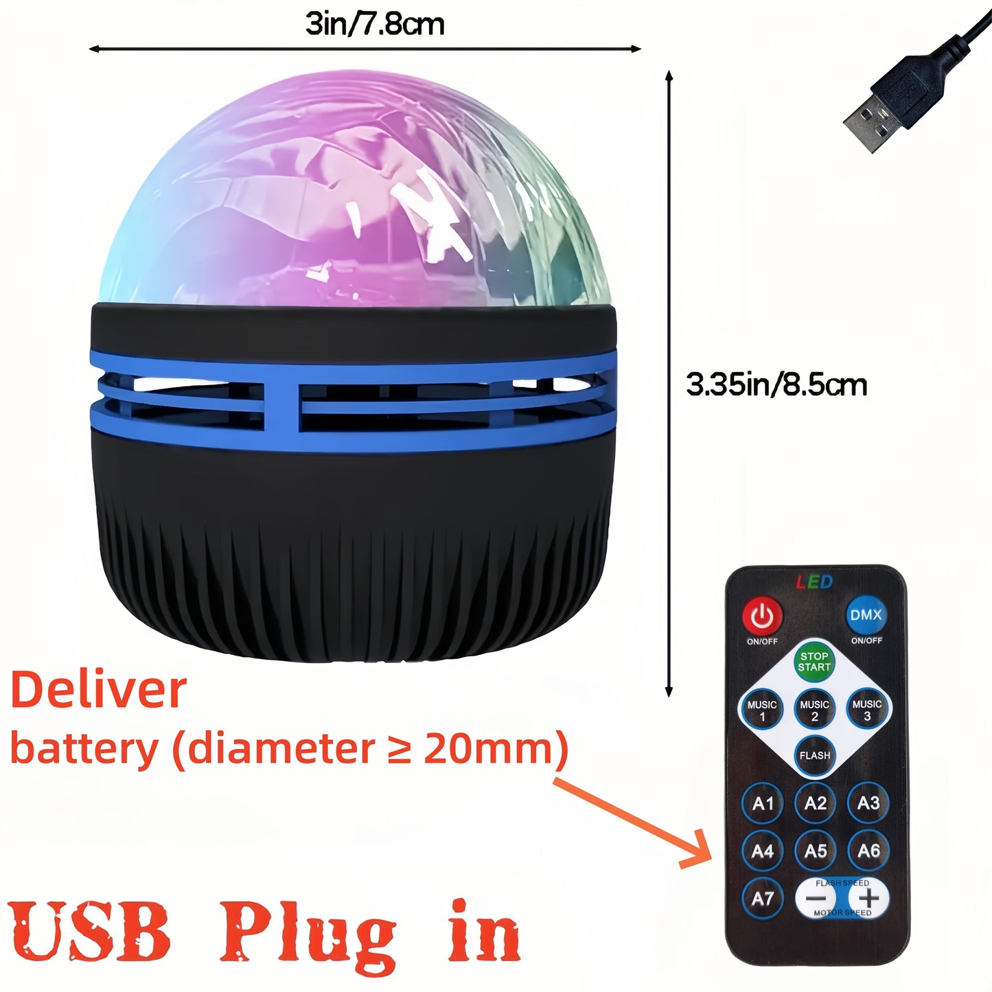 Rotary Northern Lights Desk Lamp
