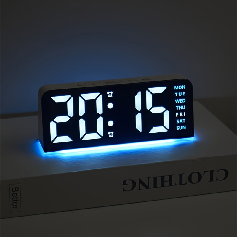 USB Powered Silent Digital LED Blue Light