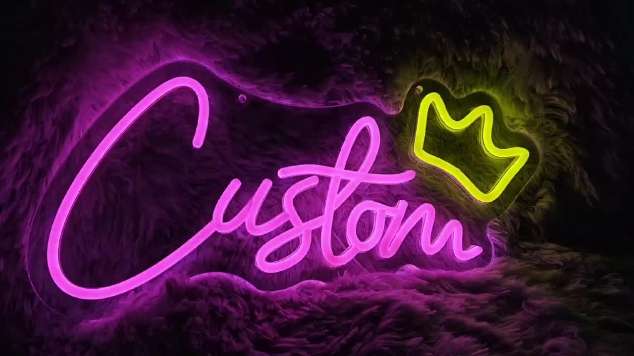 Personalized Dimmable LED Neon Sign