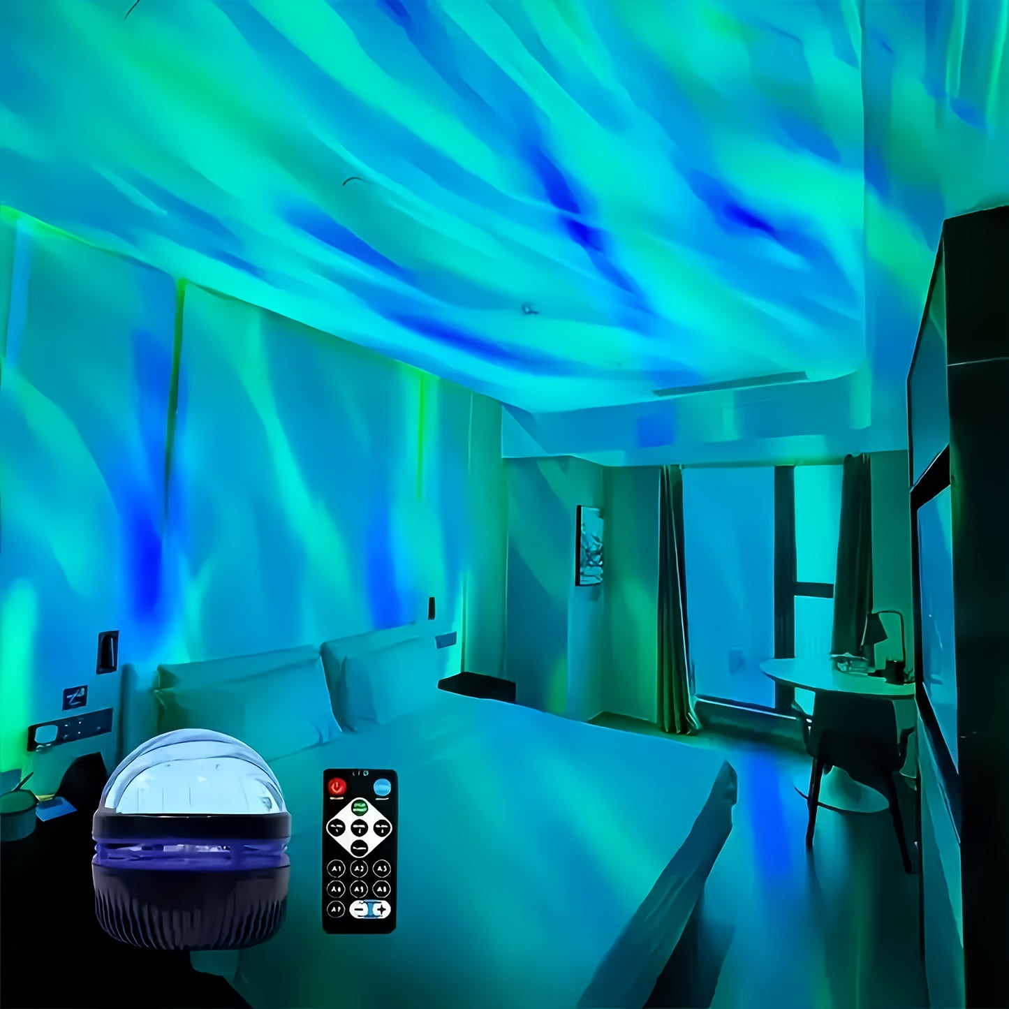 Rotary Northern Lights Desk Lamp