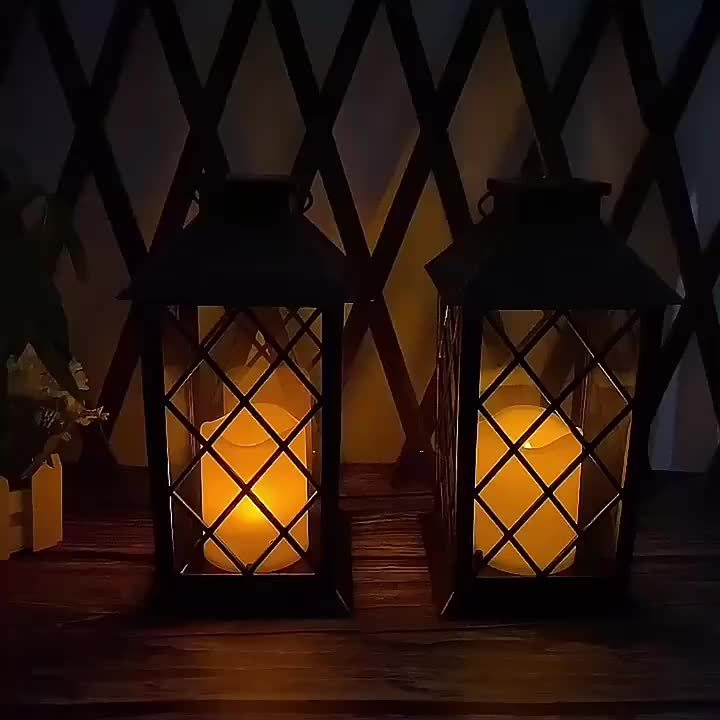 Solar Powered LED Hanging Lamp
