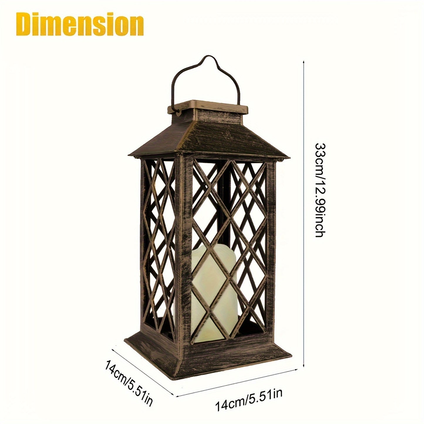 Solar Powered LED Hanging Lamp
