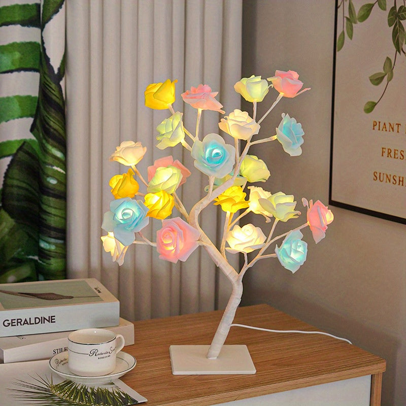 Shenzhi Tech USB Powered LED Colored Rose