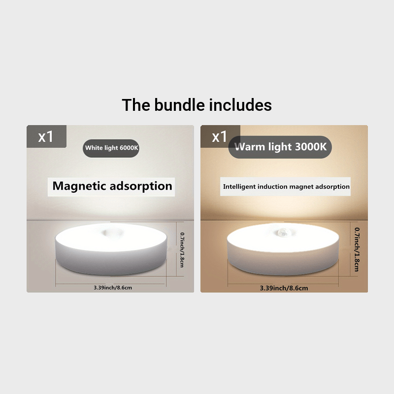 Smart Human Sensing LED Desk Human Body Induction - White Light+Human Body Induction - Warm Light