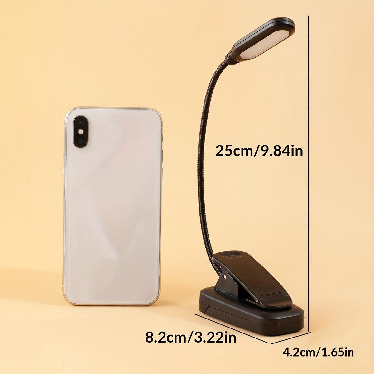 1pc Flexible Clip On Book
