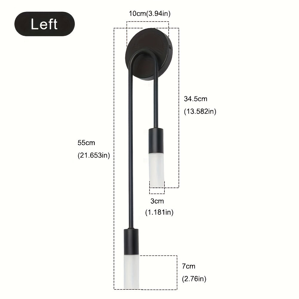 Contemporary Indoor Wall Lamp for Black