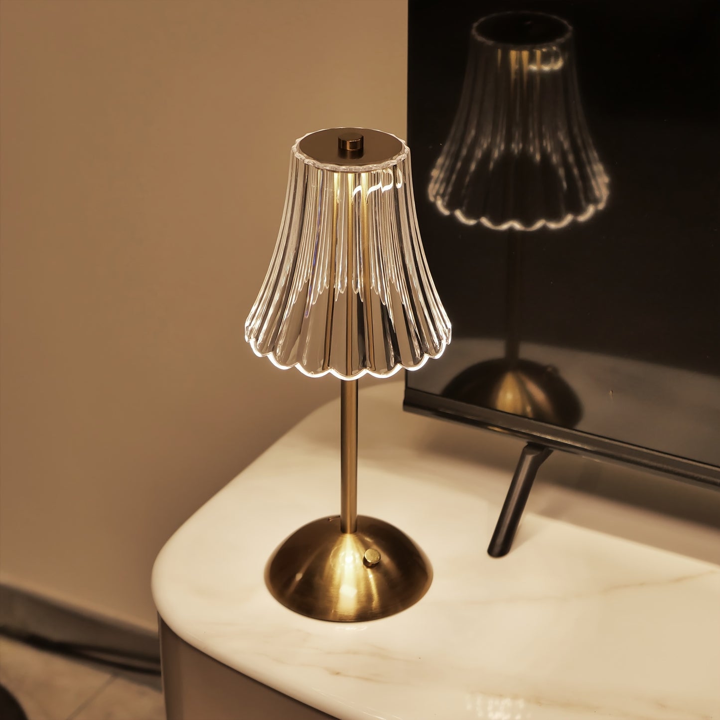Contemporary Touch Control LED Crystal