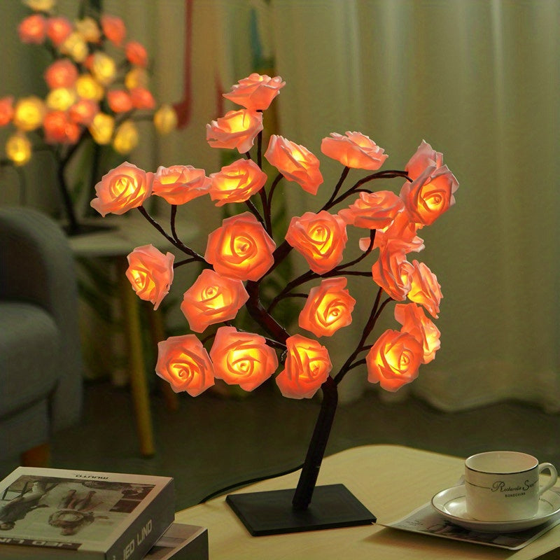 Shenzhi Tech USB Powered LED Pink Rose