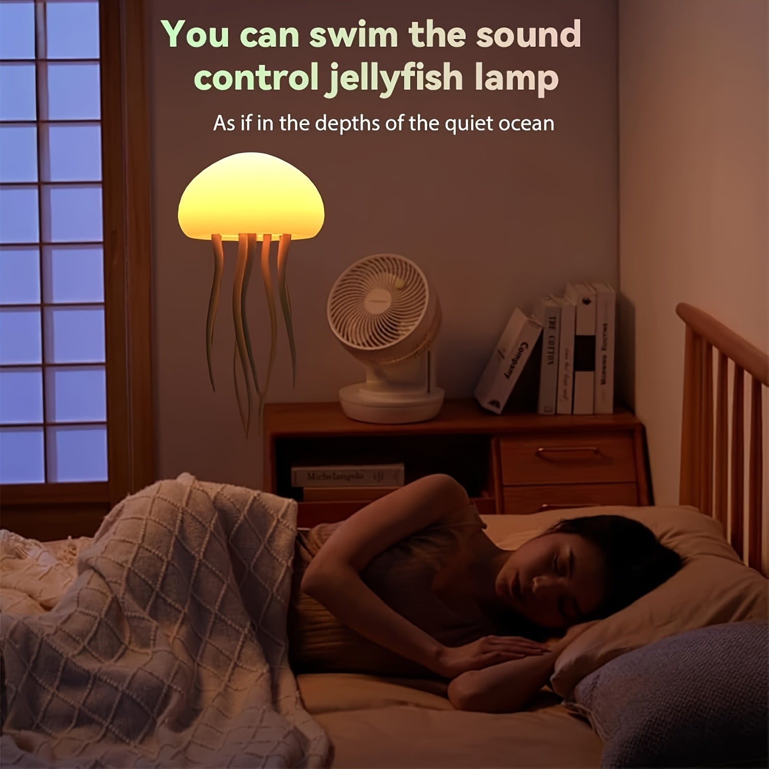 RGB Gradient Jellyfish Lamp Voice