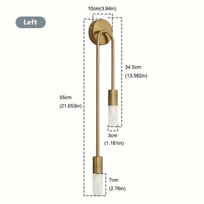 Contemporary Indoor Wall Lamp for Golden
