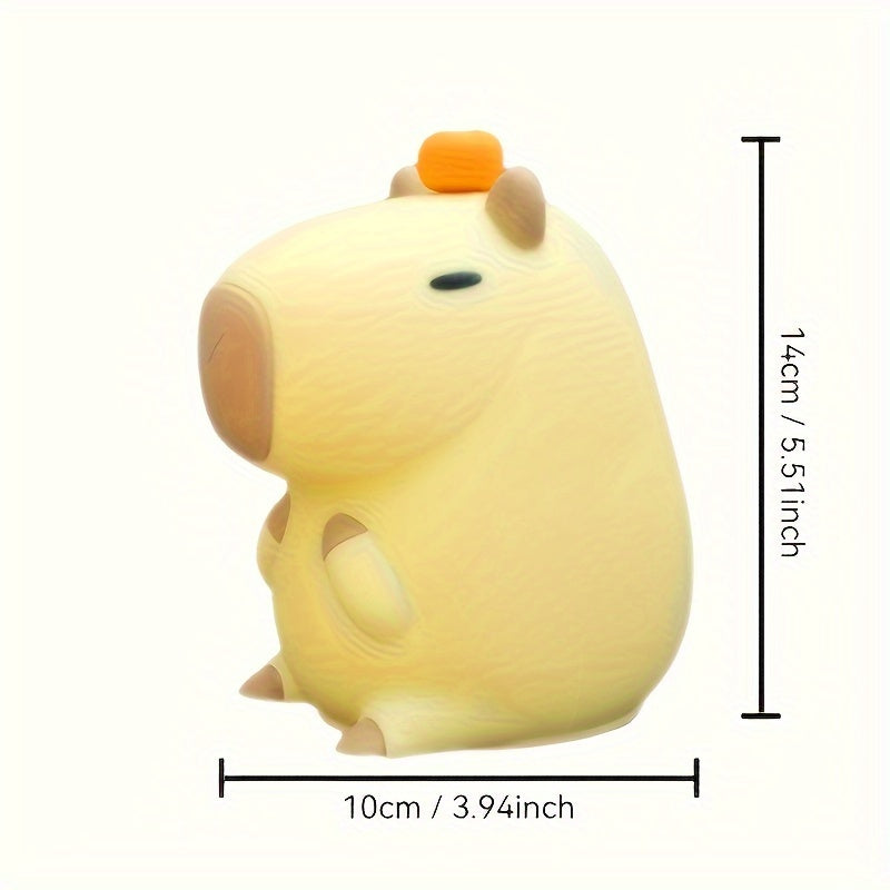Charming Modern Capybara Night Light