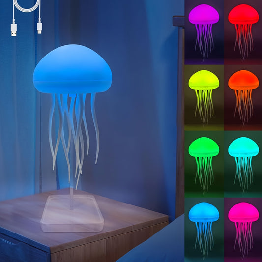 RGB Gradient Jellyfish Lamp Voice
