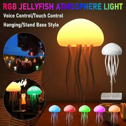 RGB Gradient Jellyfish Lamp Voice