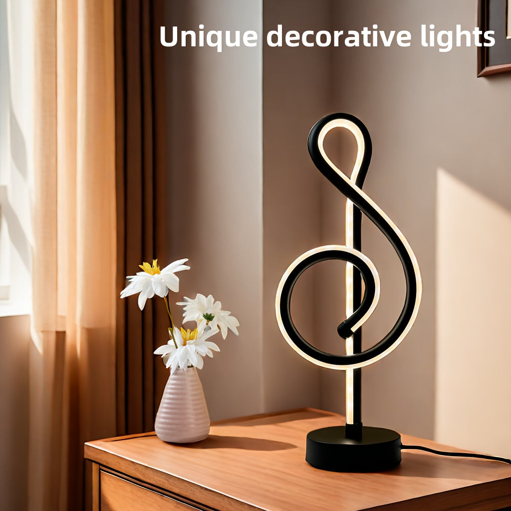Sleek Black LED Desk Lamp