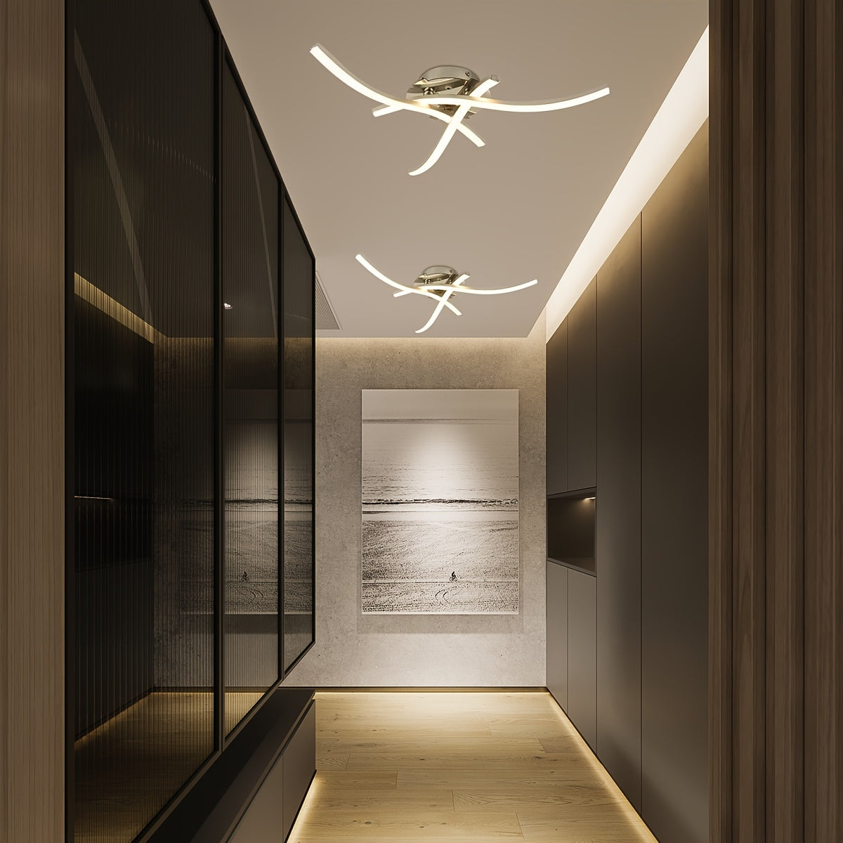 Remote Controlled Aluminum LED Wave