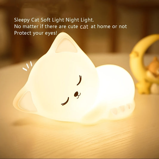 7 Color Rechargeable LED Cat
