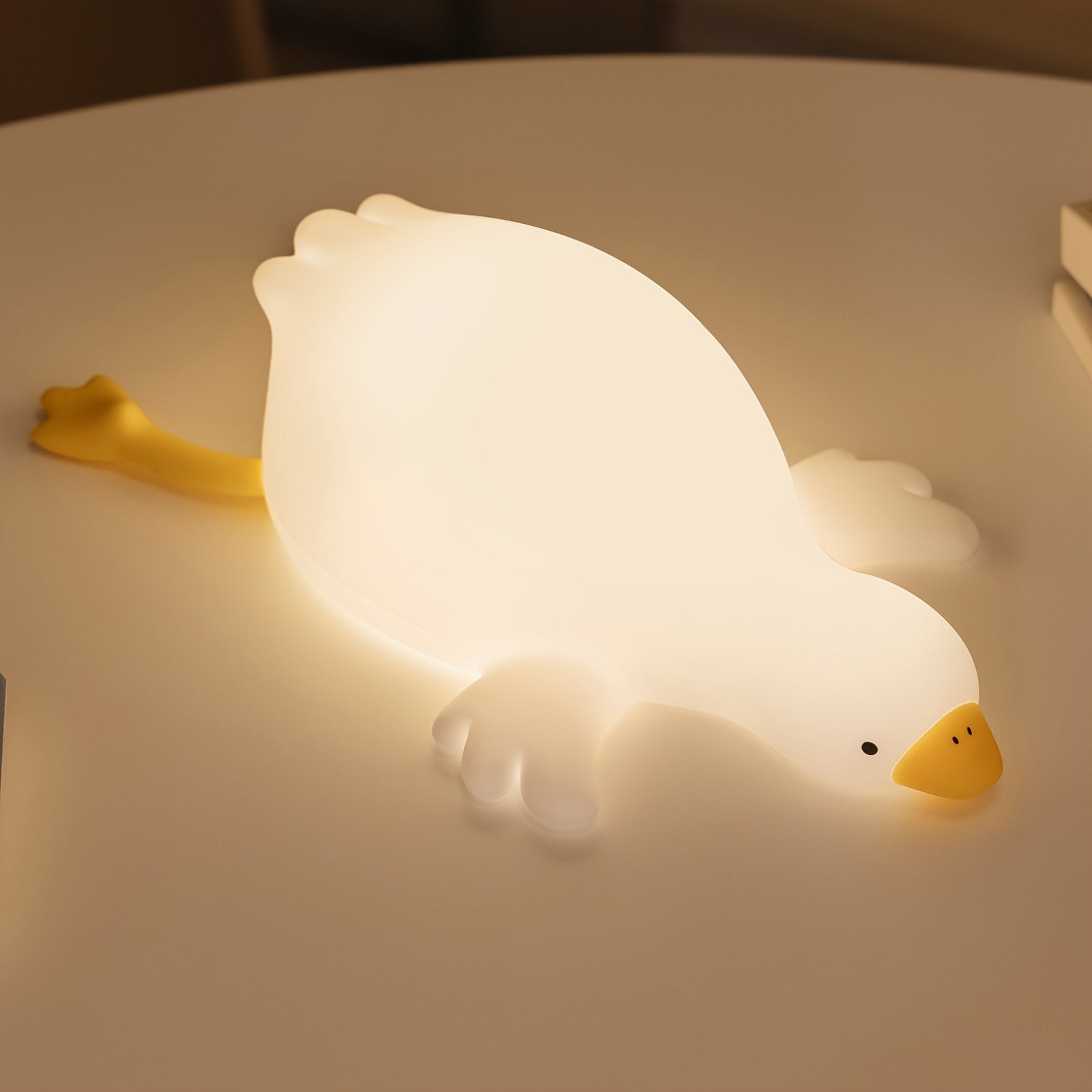 Adorable White Goose Night Light