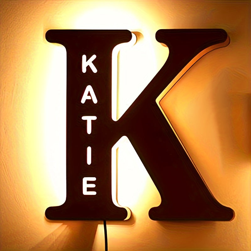 Personalized LED Letter Night Light