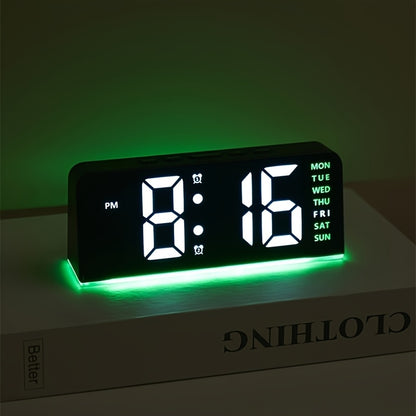 USB Powered Silent Digital LED Green Letter Light