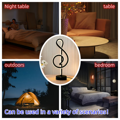 Sleek Black LED Desk Lamp