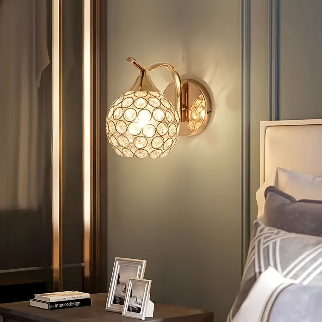 1pc Contemporary Dimmable Crystal Wall