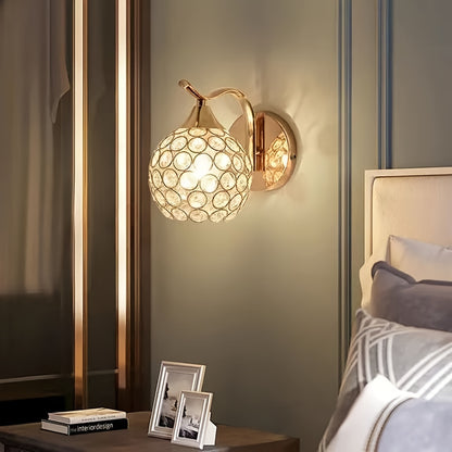 1pc Contemporary Dimmable Crystal Wall