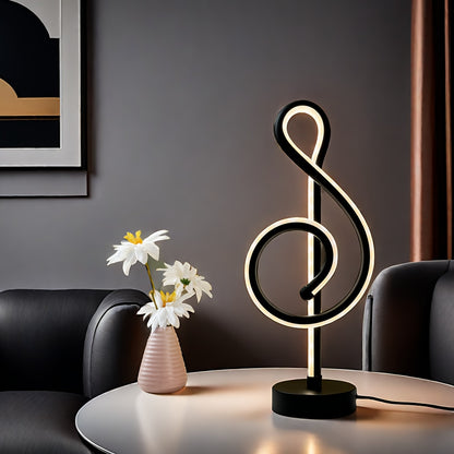 Sleek Black LED Desk Lamp