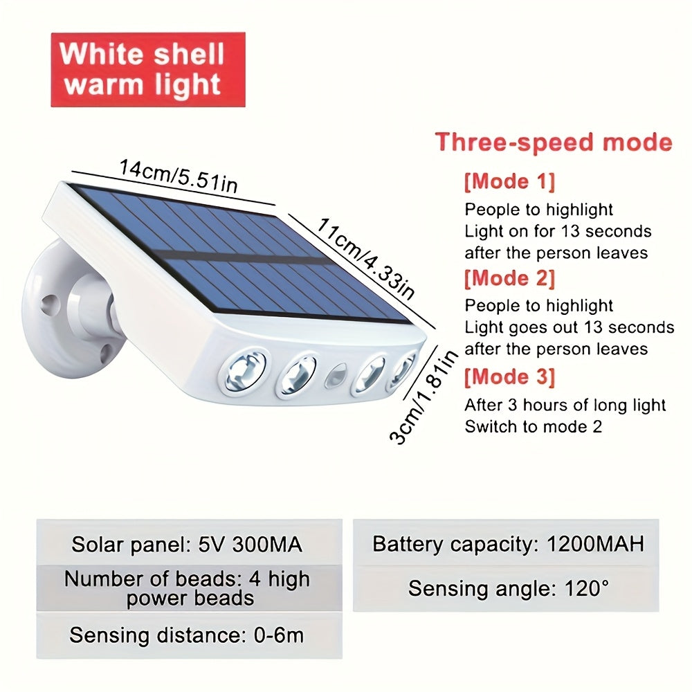 1pc Solar Powered LED Outdoor
