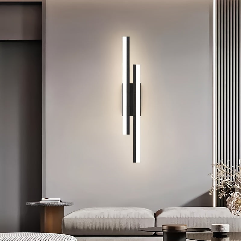 Contemporary LED Wall Sconce Light Black