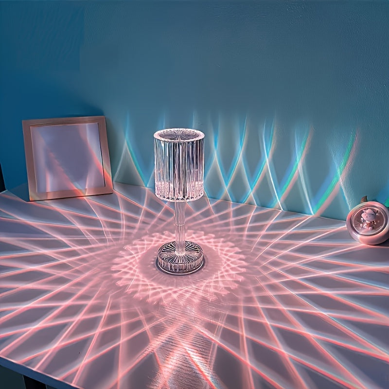 Stylish Crystal Touch Control Bedside