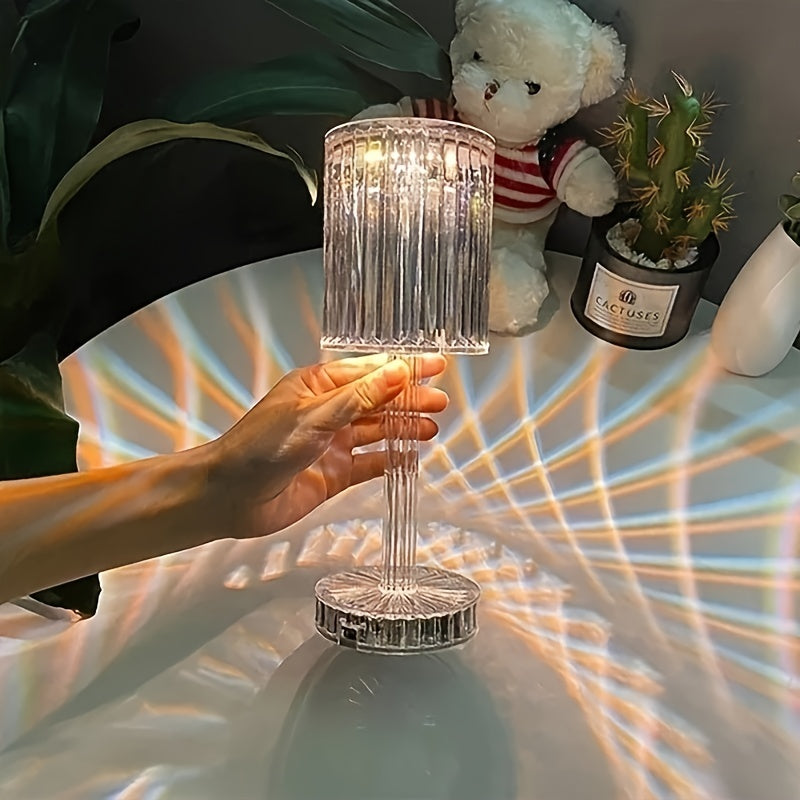 Stylish Crystal Touch Control Bedside