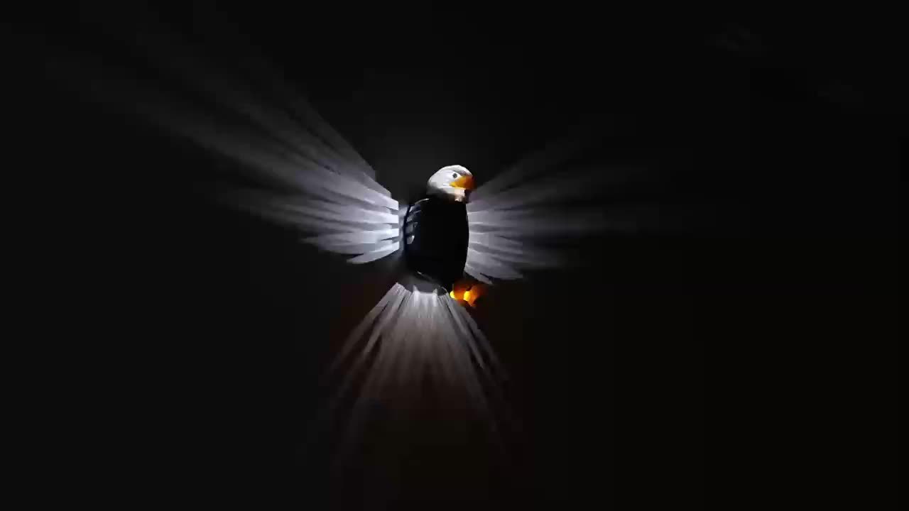 Remote Controlled Majestic Bald Eagle