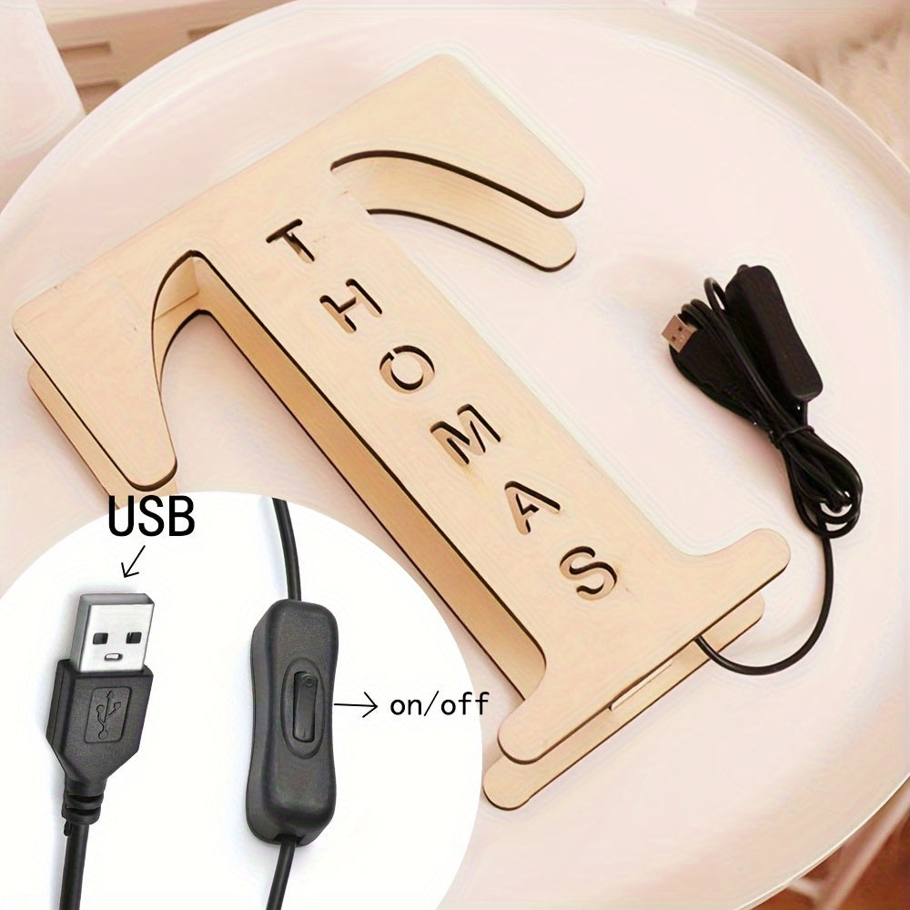 Personalized LED Letter Night Light