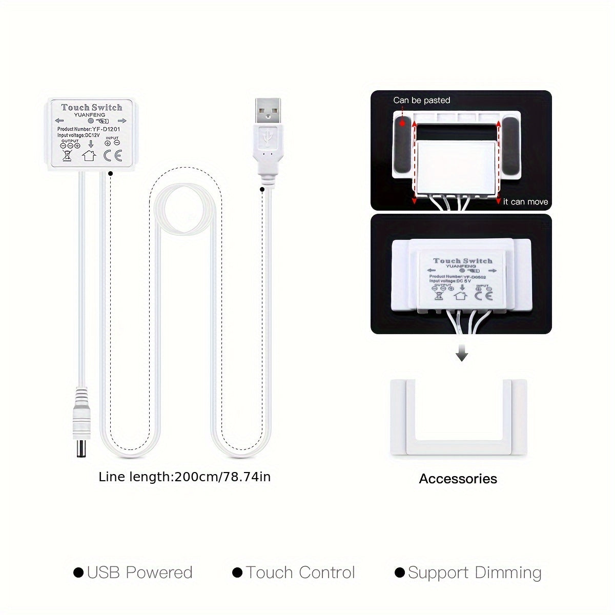LED Makeup Mirror with Touch