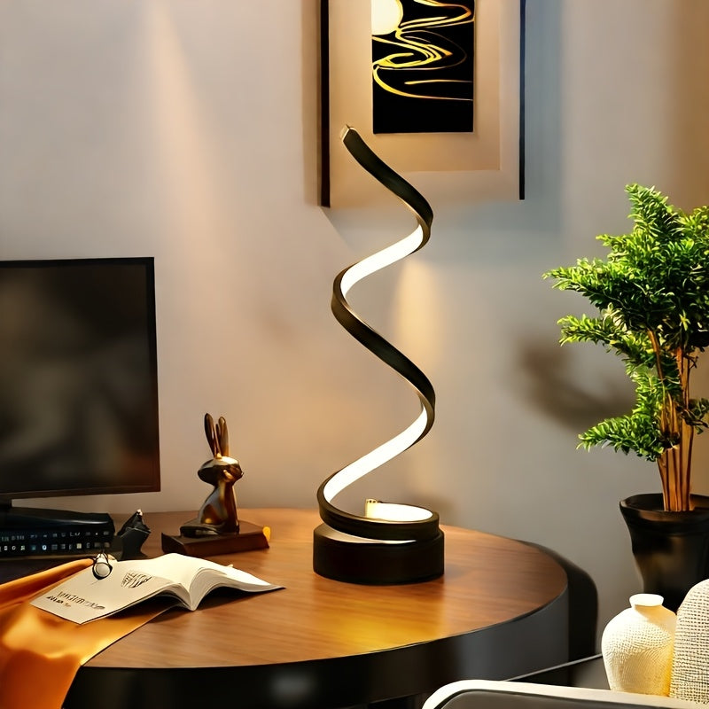 Spiral LED Desk Lamp Gooseneck