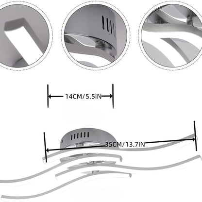 Modern Curved LED Ceiling Light