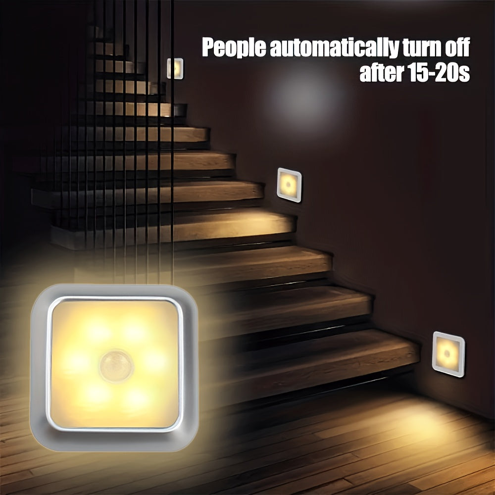 1pc Square 6 LED Motion