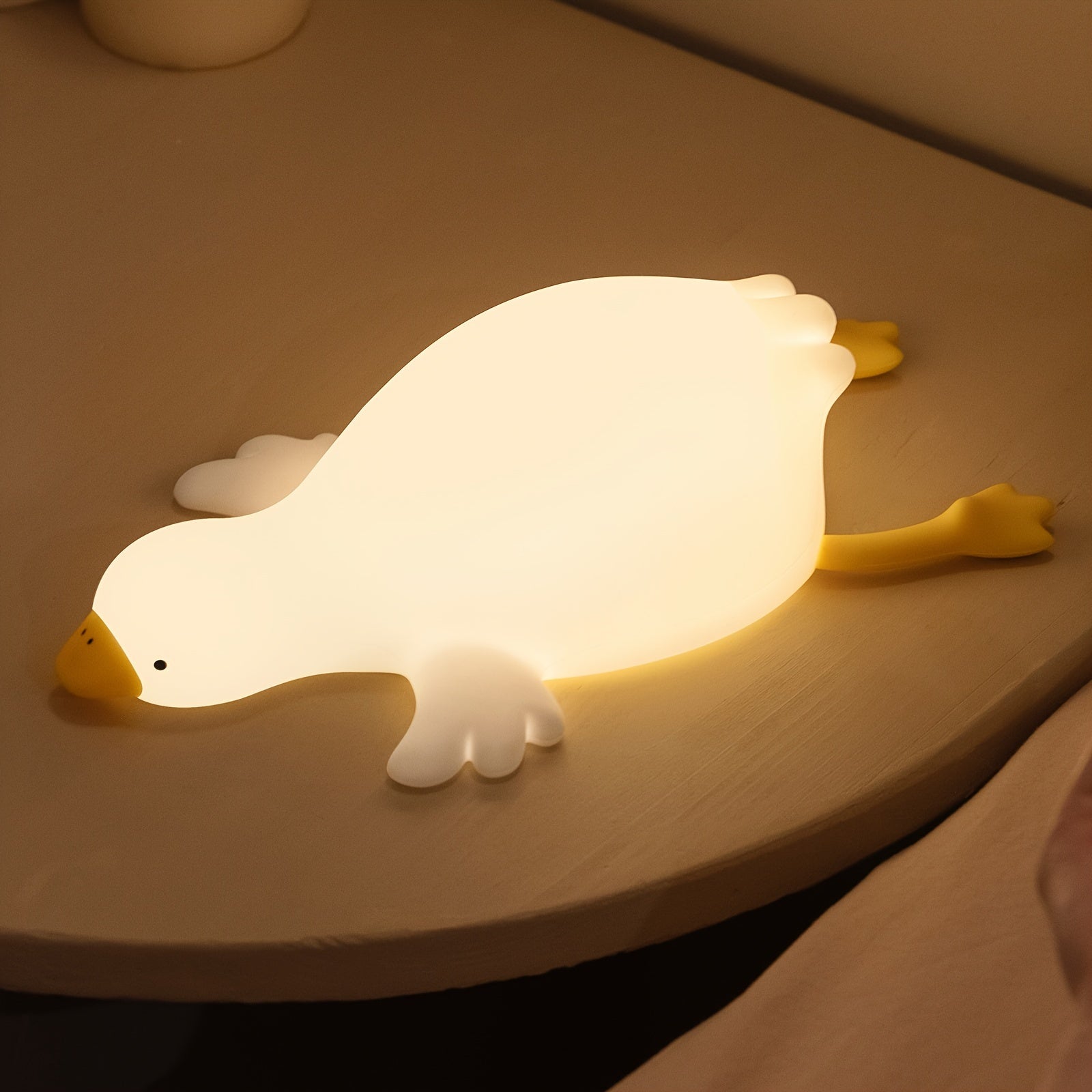 Adorable White Goose Night Light