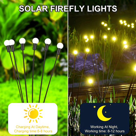 Solar Garden Lamp with 6