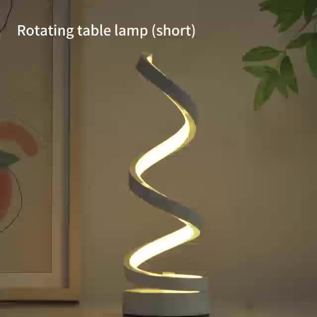 Spiral LED Desk Lamp Gooseneck