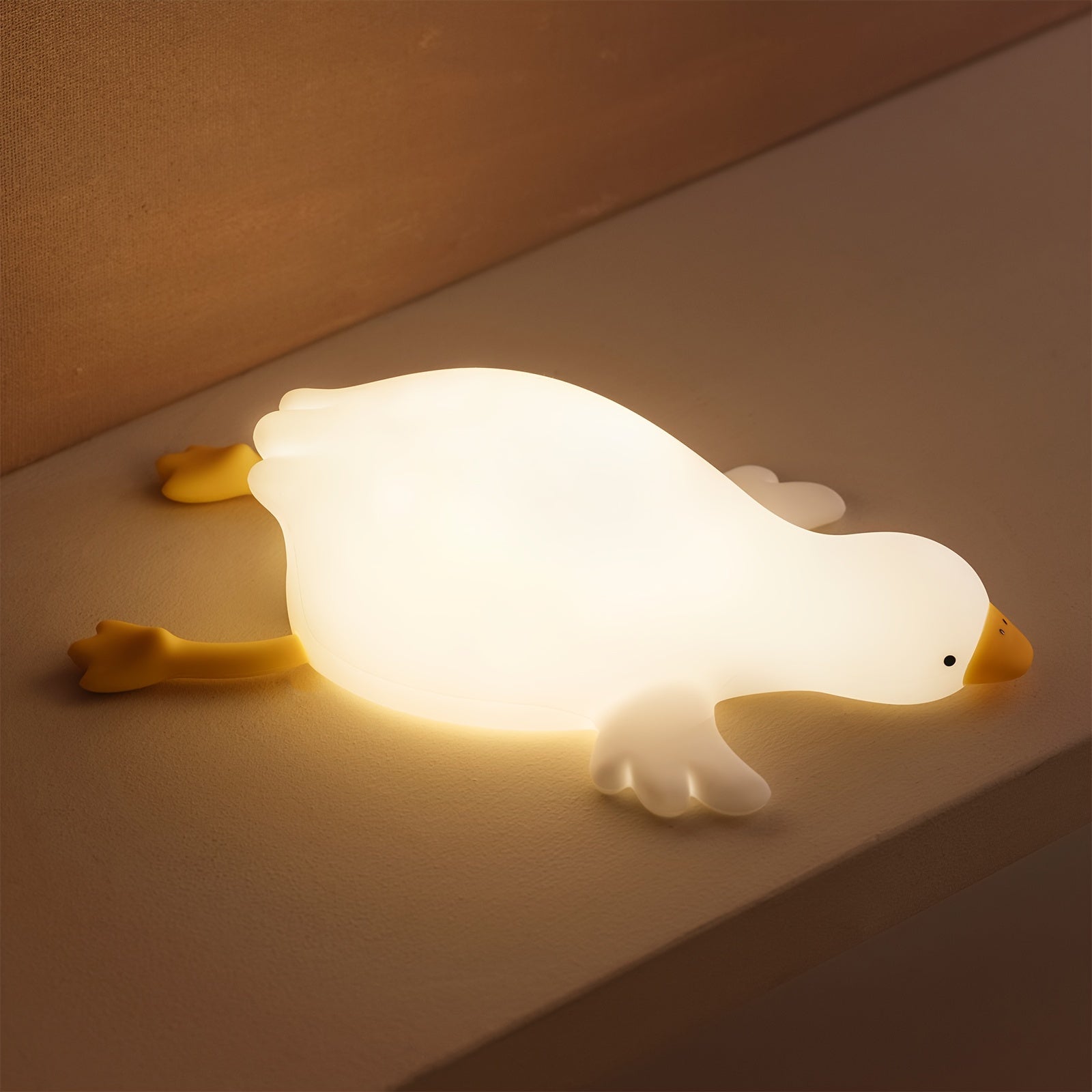 Adorable White Goose Night Light