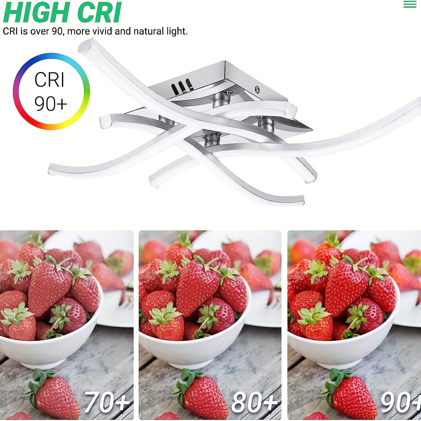 HIMGOR Contemporary LED Ceiling Light