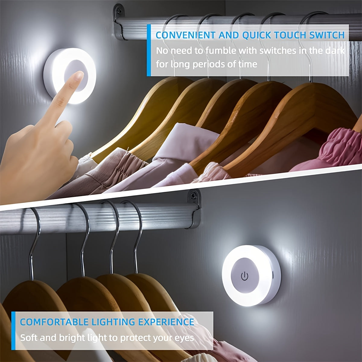 Contemporary LED Touch Night Light