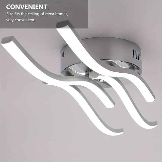 Modern Curved LED Ceiling Light