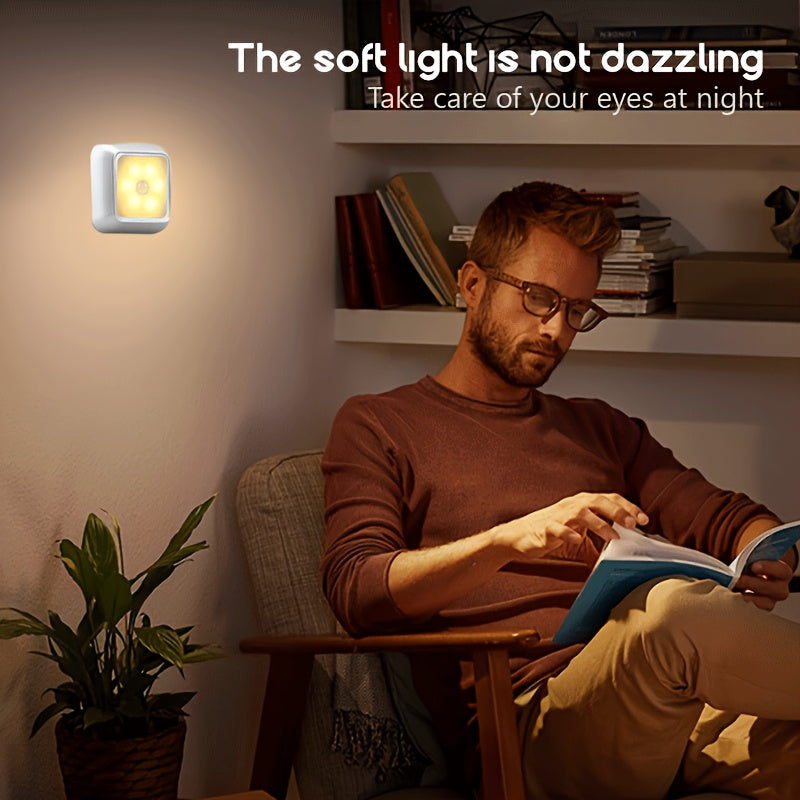 1pc Square 6 LED Motion