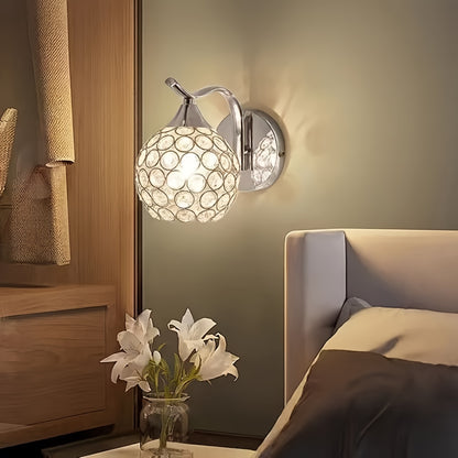 1pc Contemporary Dimmable Crystal Wall