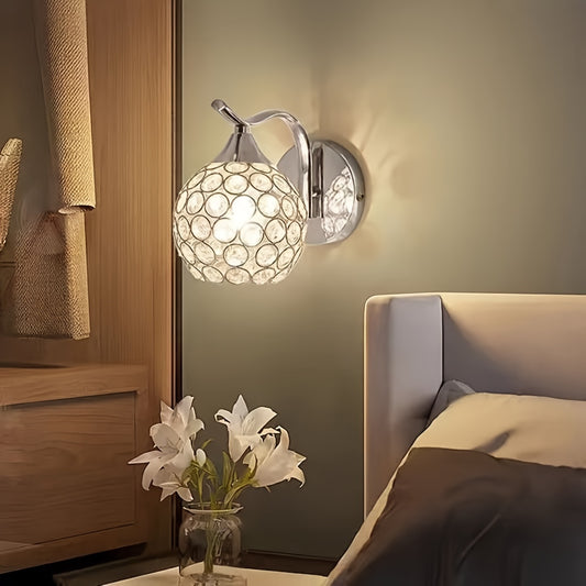 1pc Contemporary Dimmable Crystal Wall