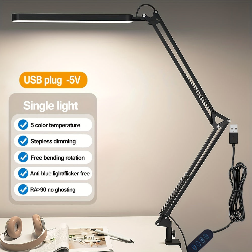 Ultra Bright Clip On Lamp Black-