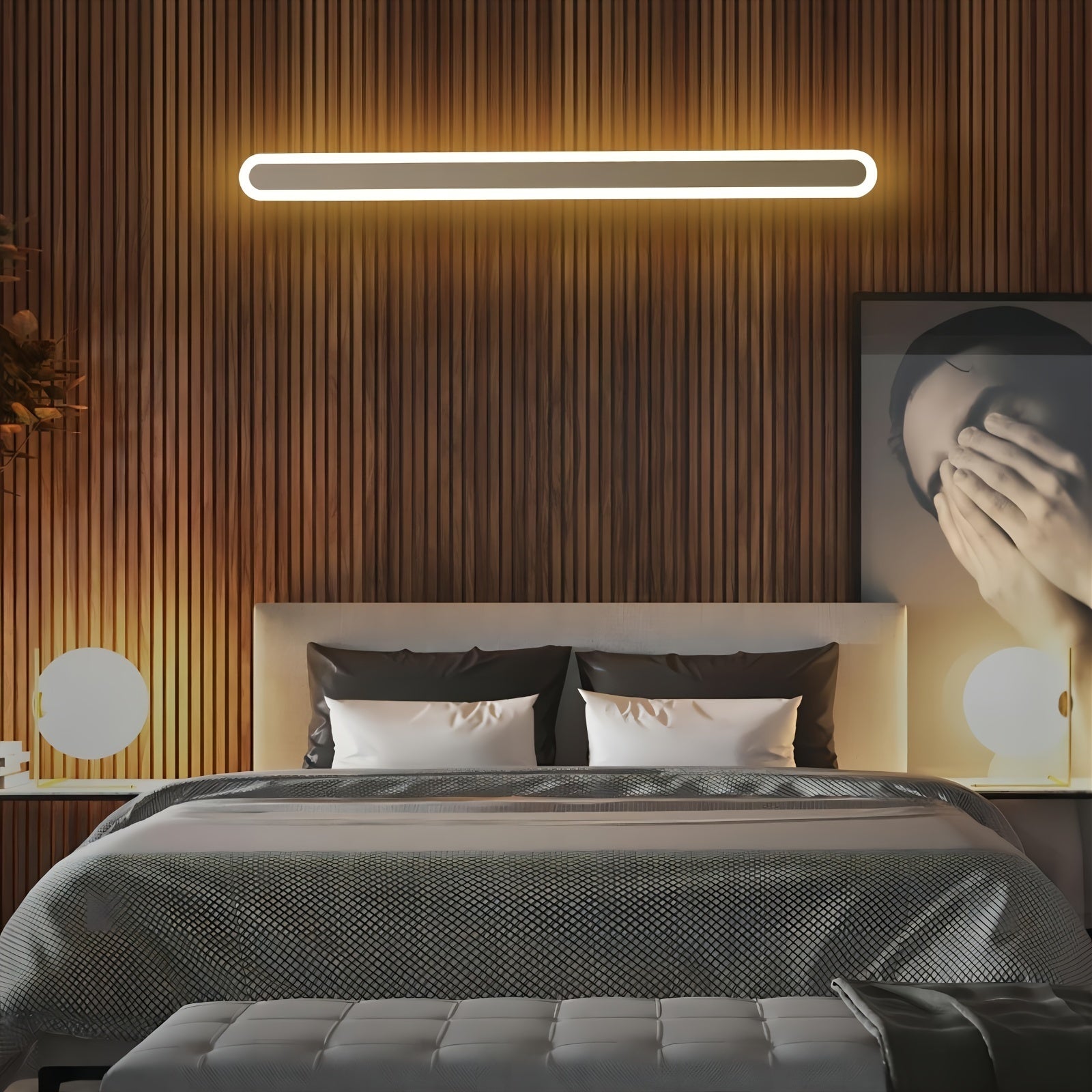 Single Modern Minimalist LED Wall